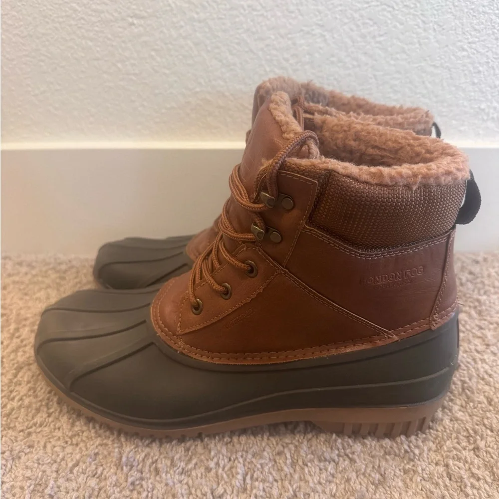 London Fog Aspen Men’s Duck Waterproof Boots Size 11